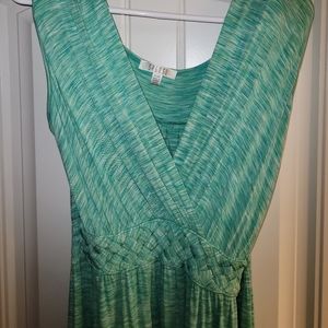 XL Spring green maxi dress